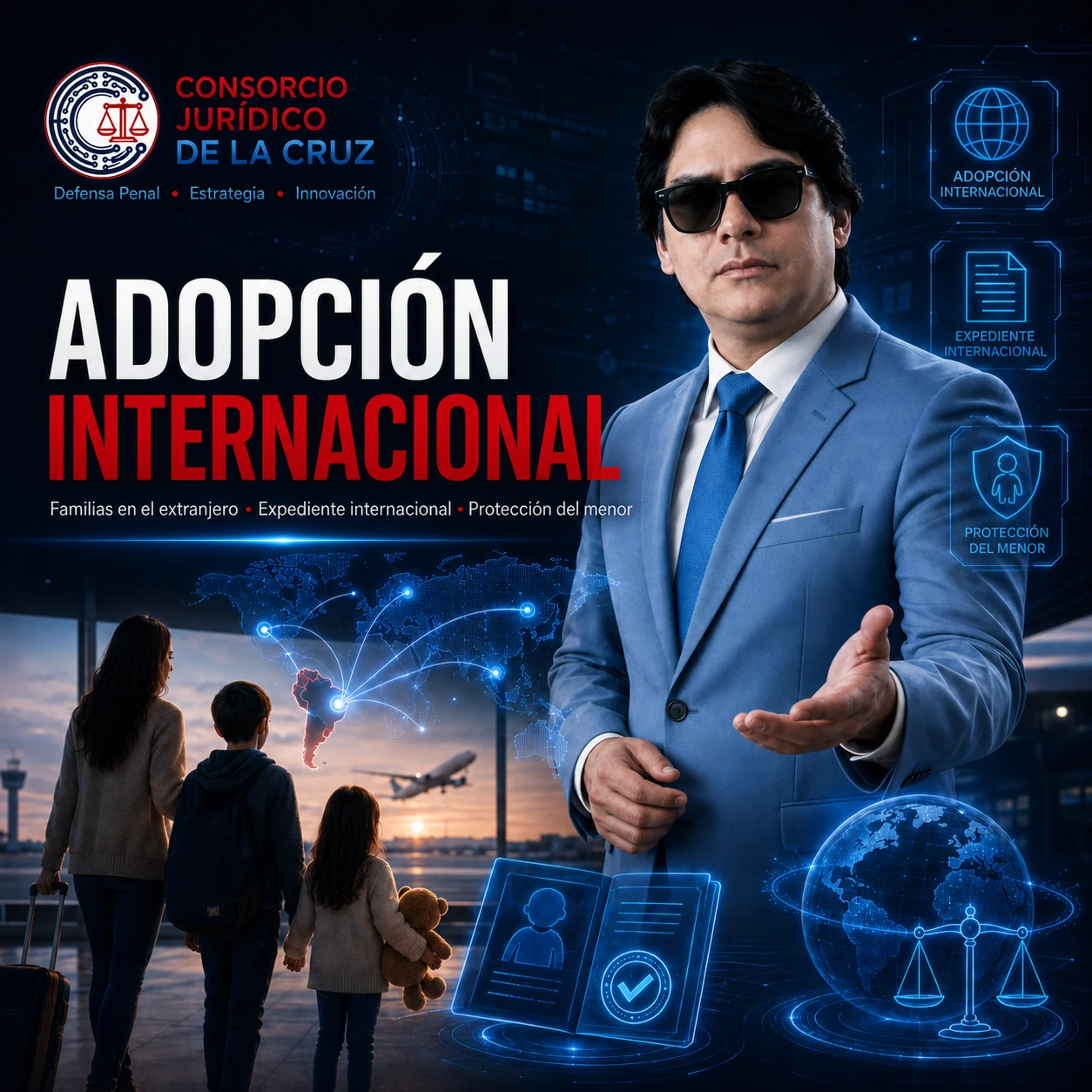 Adopción Internacional desde el Exterior — Consorcio Jurídico De La Cruz, Mg. Sergio J. De La Cruz Zúñiga, Huancayo