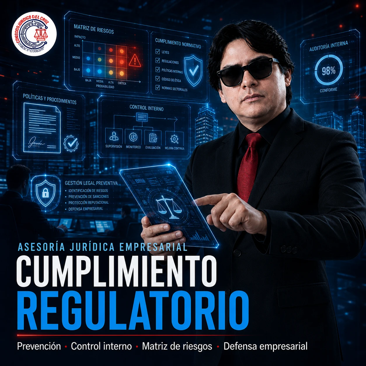 Cumplimiento Regulatorio y Protección de Datos — Consorcio Jurídico De La Cruz, Huancayo