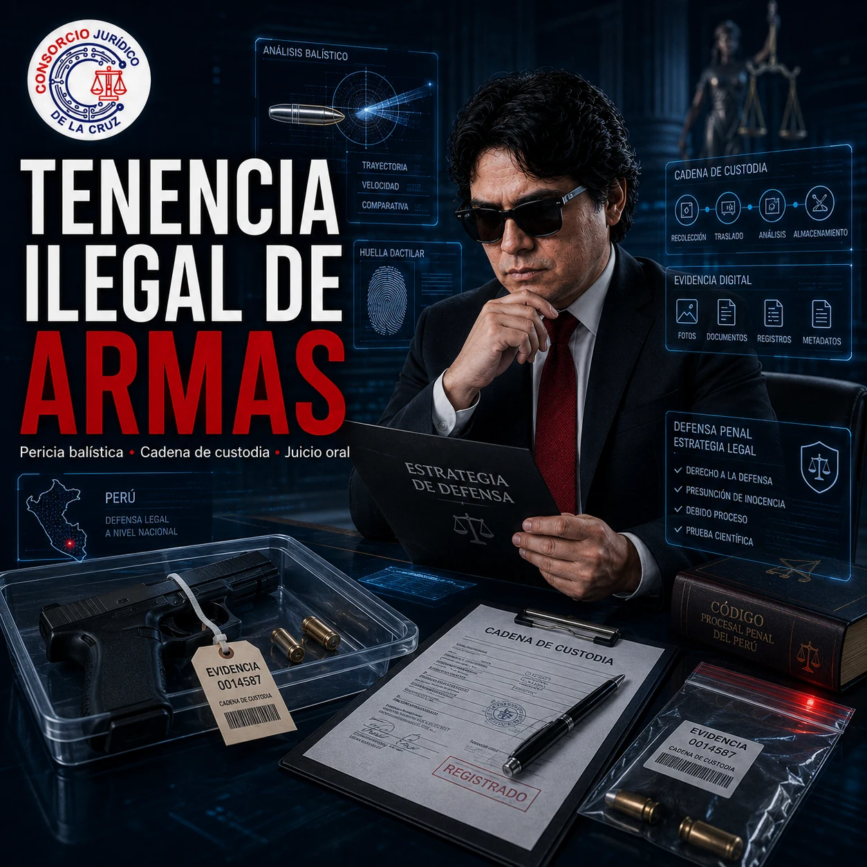 Abogado para Tenencia Ilegal de Armas en Huancayo — Consorcio Jurídico De La Cruz, Huancayo