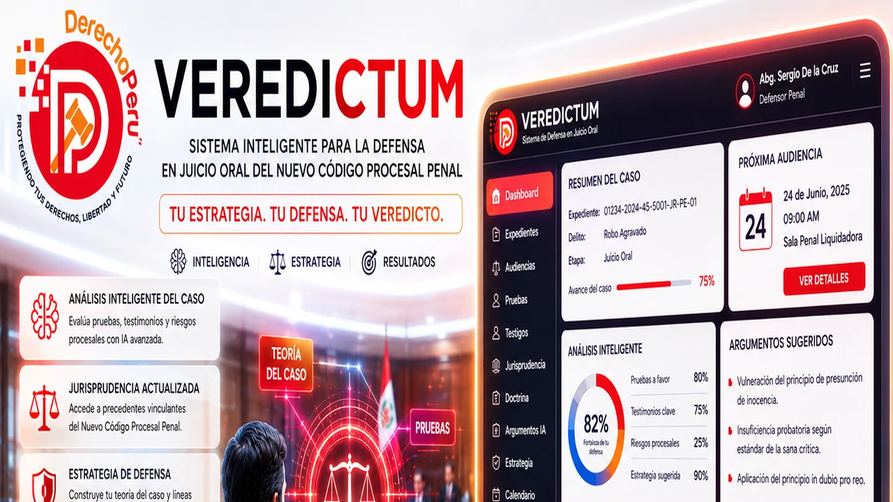 VEREDICTUM — Plataforma de Litigio Penal IA